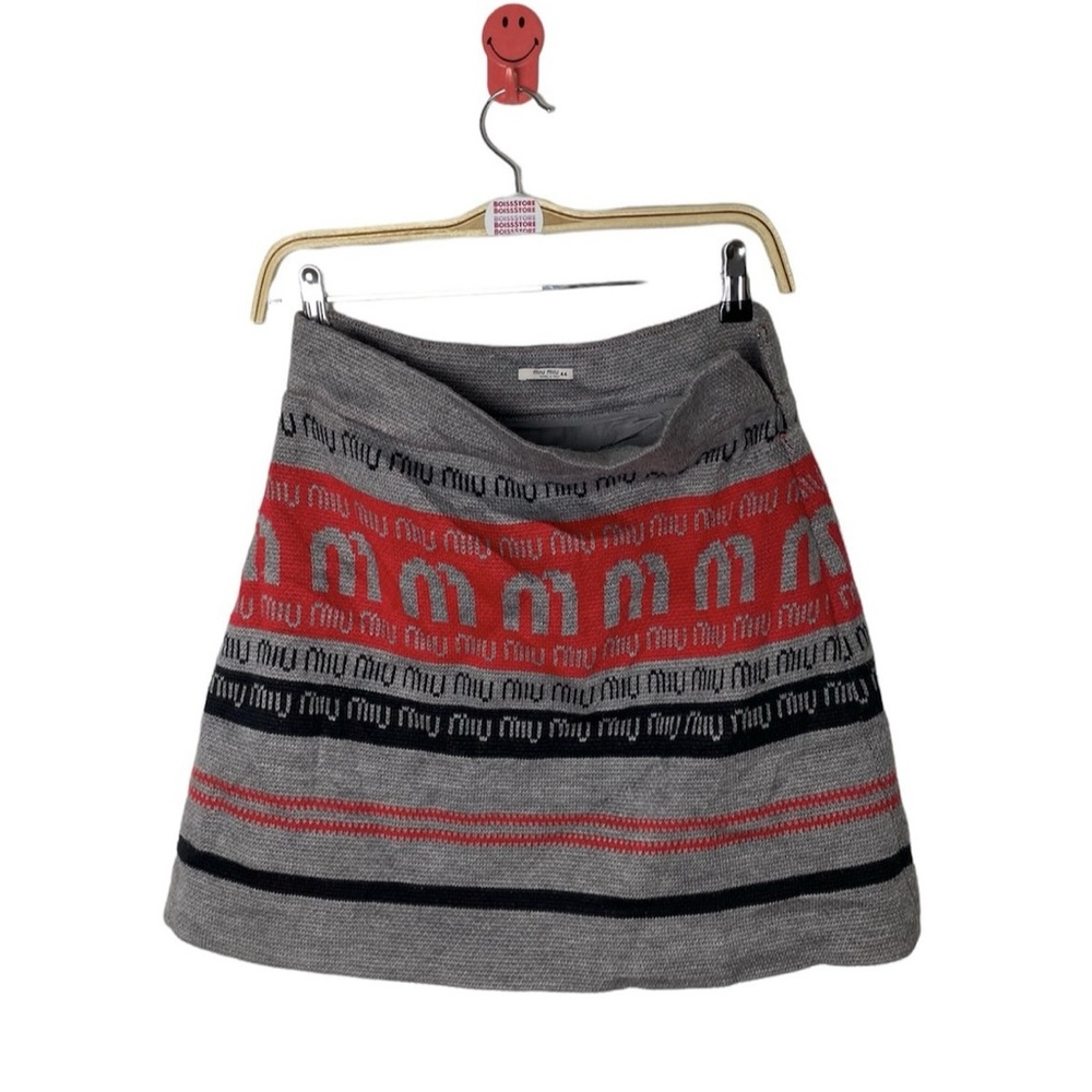Rare SS 17 Miu Miu Skirt Monogram